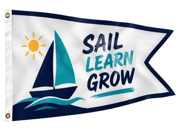 burgee flag design template youth sailing camps