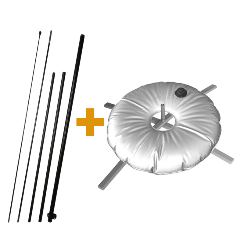 custom advertising flags kit flagpole set cross base