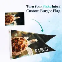 Turn your photo into a custom burgee flag