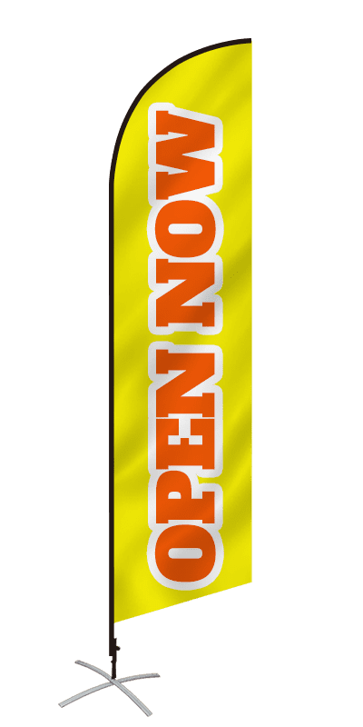 custom feather flags grand opening flag