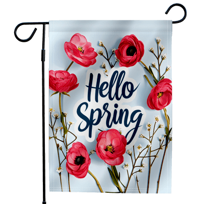 custom garden flag design category seasonal