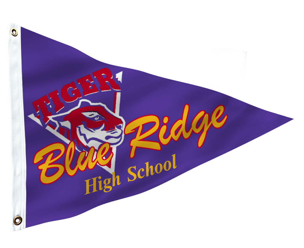custom pennant flag design template school 1024