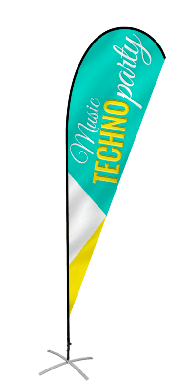 custom teadrop flags design temp party