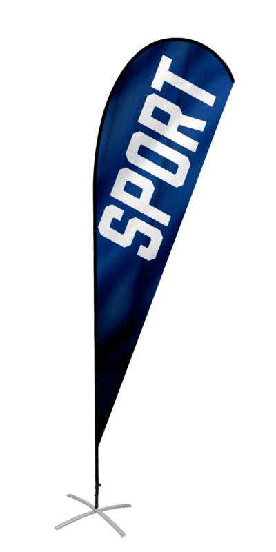custom teadrop flags design temp sport