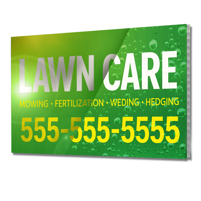 custom yard sign weather resistent 1
