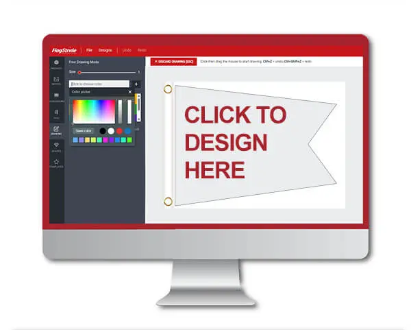 Online designer tool screenshot