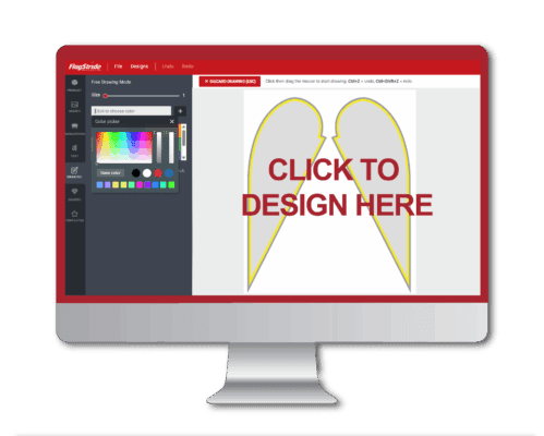 design online tool teardrop flag flagstride 1