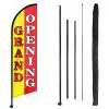 Feather Flag Pole Kit for Outdoor Advertising (Flagpole ONLY) 2 Feather Flagpole Kit - Flag Only with 4 Flagpole Sections and carry bag