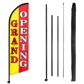 Feather Flag Pole Kit for Outdoor Advertising (Flagpole ONLY)