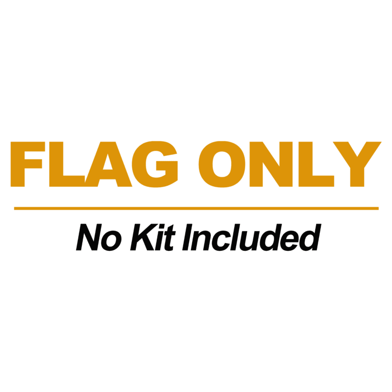 custom advertising flags kit flag only