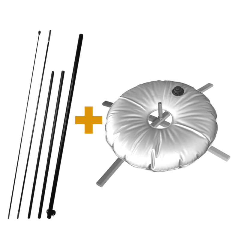 custom advertising flags kit flagpole set cross base