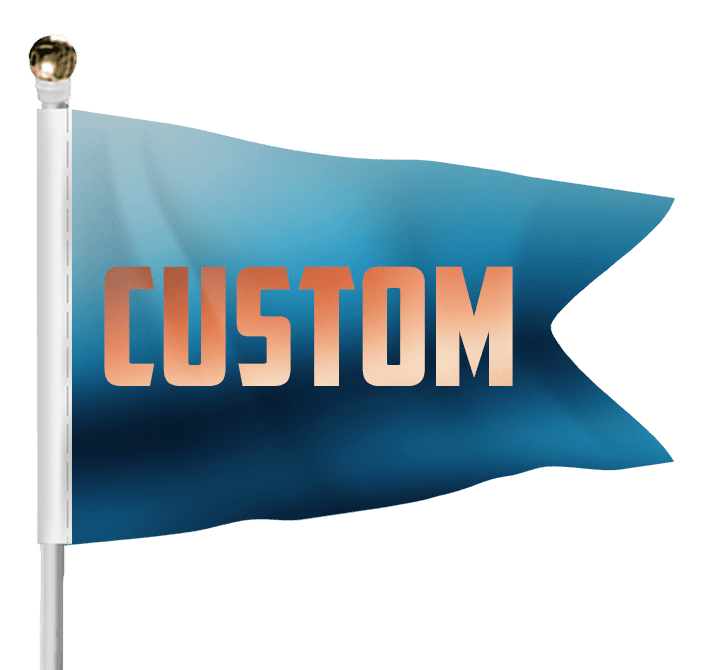 custom burgee flag finishing options pole sleeve 800x756 1