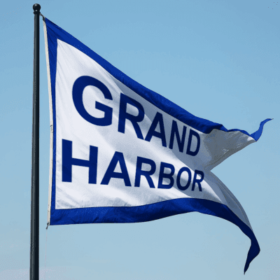 custom burgee flags care display