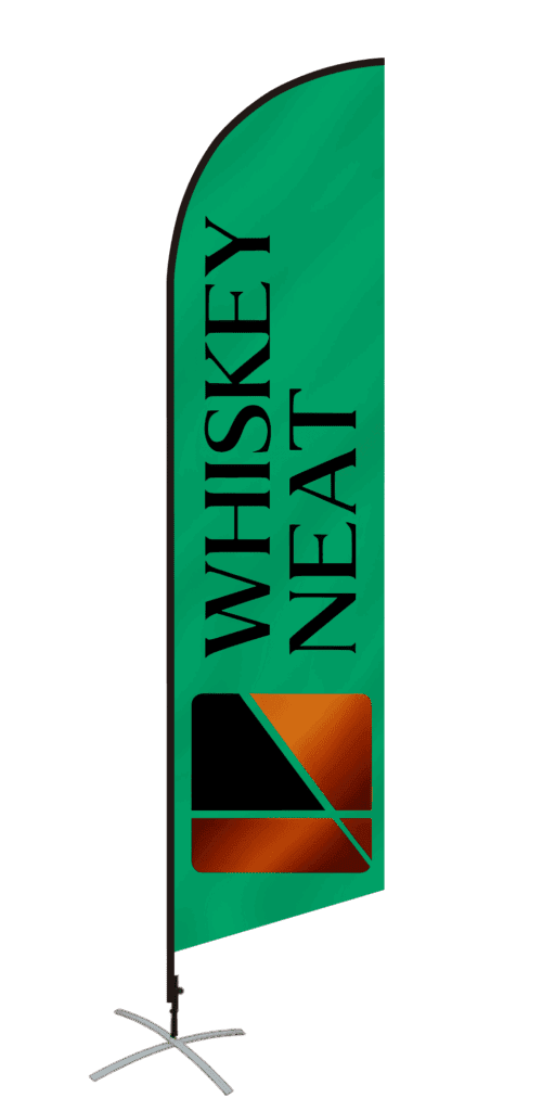 custom feather flags design temp business 01