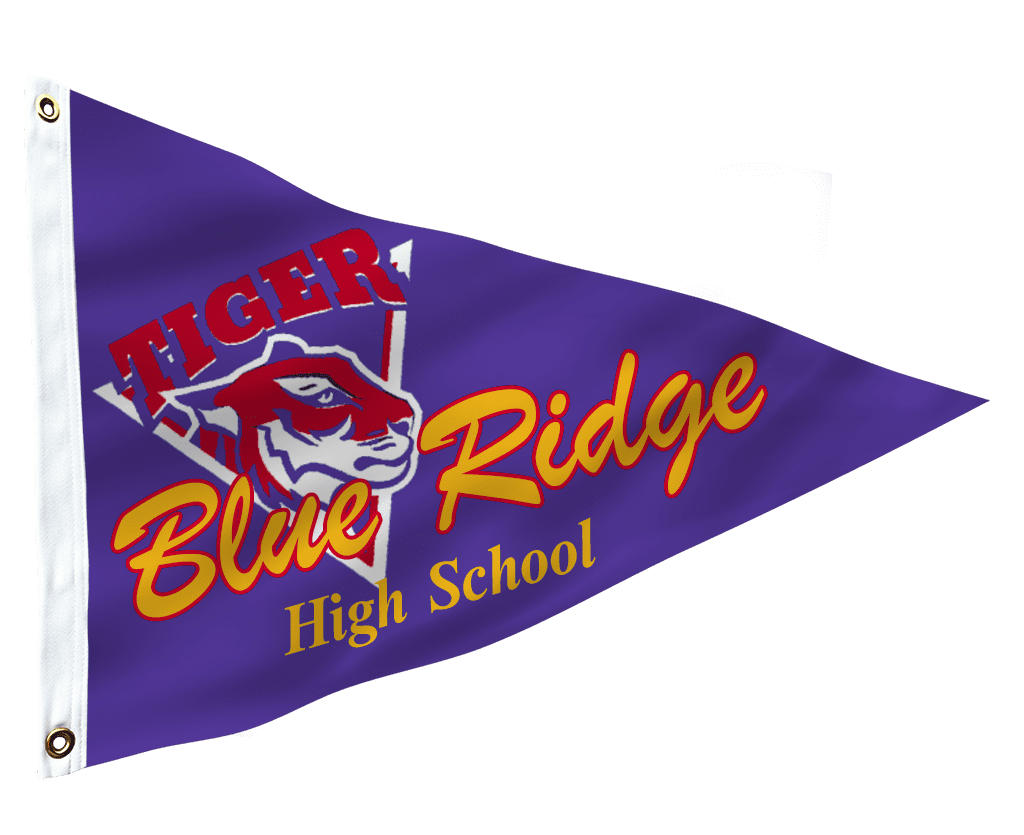 custom pennant flag design template school 1024