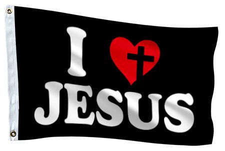 custom standard flag design Religious Flags