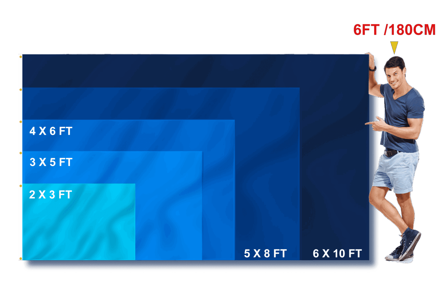 custom standard flag size chart scaled