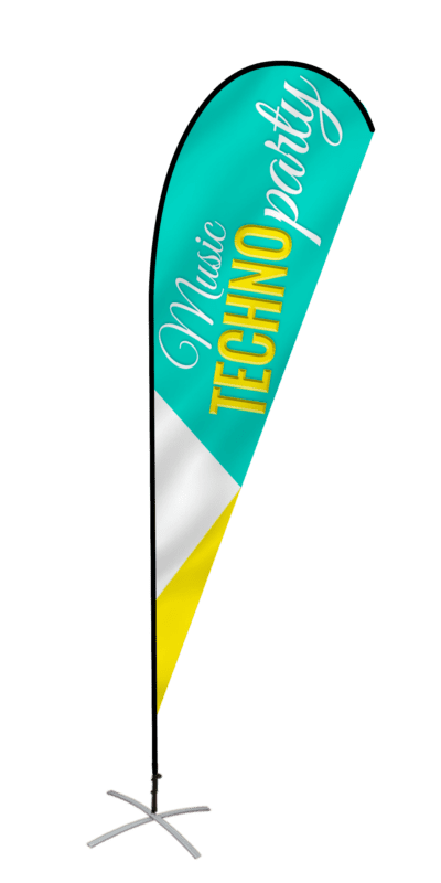 custom teadrop flags design temp party