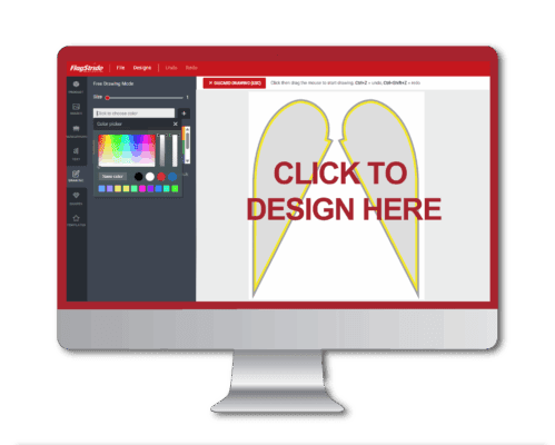 design online tool teardrop flag flagstride 1