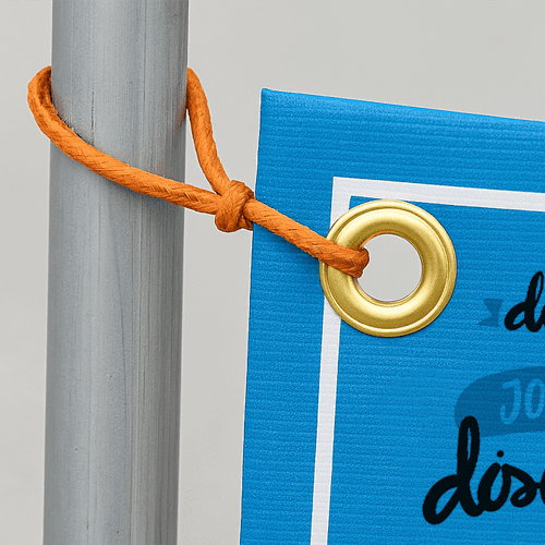 banner installation ropes