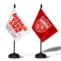 Custom Desk Flags - Custom Mini Tabletop Flags