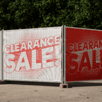 custom mesh banners scene clearance sale