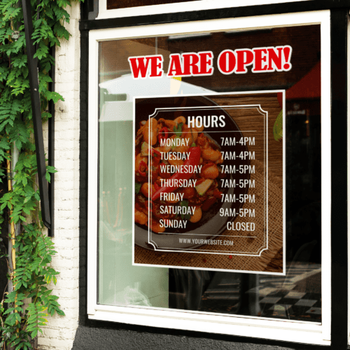 custom window decals