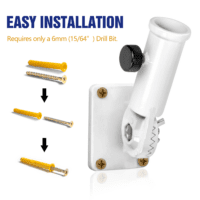 flagpole mounting bracket installation
