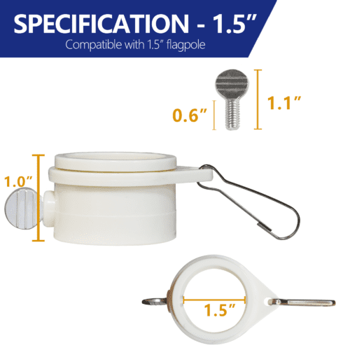 Flagpole Mounting Rings (2-Pack) - Image 4