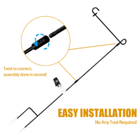 garden flag stand easy installation