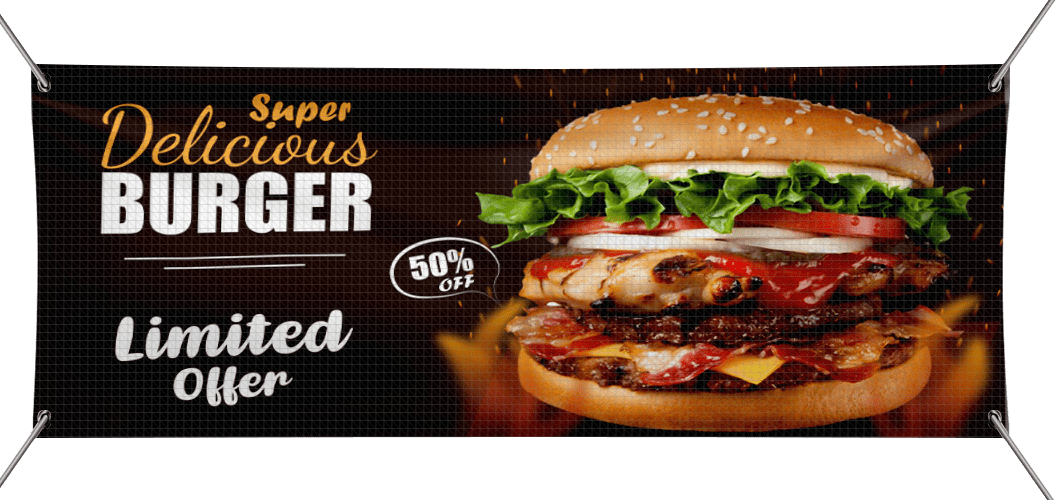 mesh banner design temp business