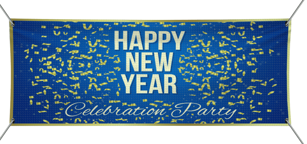 mesh banner design temp celebration